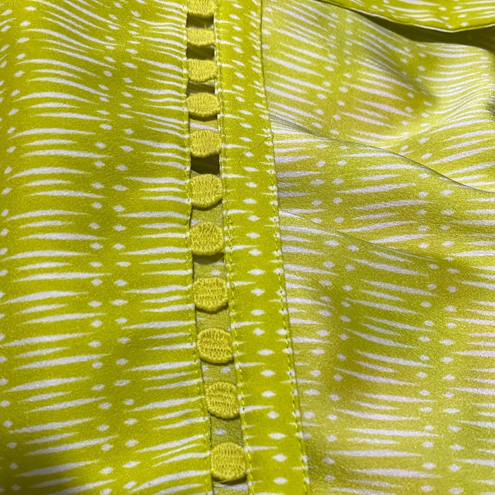 Perfect condition green Ann Taylor silky shirt